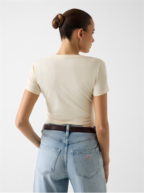 T-shirt con logo triangolare GUESS | W6RI32J1314/G047